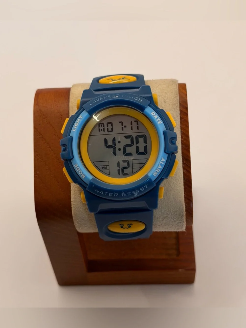 Lavaredo L6606 Kids‎ Digital Watch, Blue And Yellow